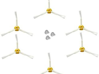 aotengou Repuesto Cepillo Lateral 3-Armed para iRobot Roomba 500 600 700 Series Cepillo Lateral, 6 Unidades por 570 630 650 671 760 3 Armado