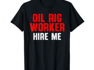 Aparejo petrolífero Alquiler de trabajadores EE.UU. American Gas Oilfield Camiseta