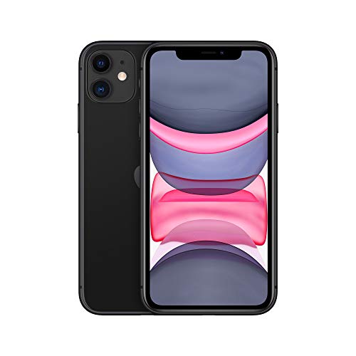 Apple iPhone 11 (64 GB) - Negro (Incluye Earpods, Adaptador de Corriente)