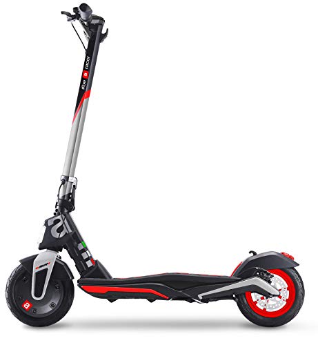 Aprilia eSR1 - Patinete eléctrico, Estructura de magnesio, 15,5 kg, Motor de 350 W sin escobillas, autonomía de hasta 25 kg, Ruedas de 10 Pulgadas, Carga máxima de 100 kg, batería de 36 V