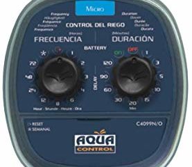 Aqua Control C4099O Programador de Riego para Jardín, Para todo tipo de Grifos, Apertura a 0 Bar, Antiguo C4099N, Color Azul