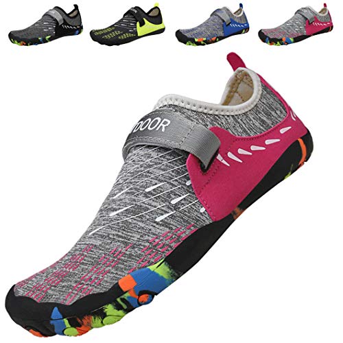 Aqua Shoes Escarpines Hombres Mujer Zapatos de Agua Zapatillas Ligeros de Secado Rápido para Swim Beach Surf Yoga