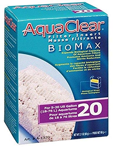AquaClear Carga de Carbón Biomax 20
