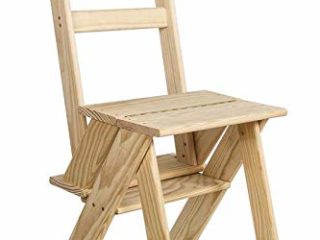 Aranaz 11001- Silla Escalera Madera de Pino, 39 x 53 x 91 cm