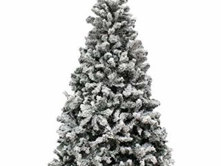 Arbol De Navidad Nevado 180 cm. 758 Ramas. Hojas De PVC con Nieve Artifical