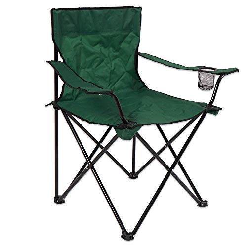 Arcoiris Silla de Camping, Silla de Acampada Plegable (Verde, 1pack)
