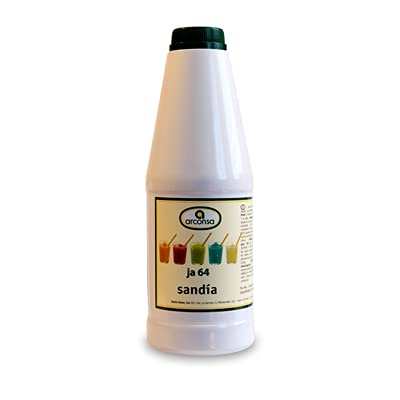 Arconsa - Jarabe de Sandia - Sirope Concentrado para Elaboracion de Granizado de Sandia y Cocteleria - 1 Litro
