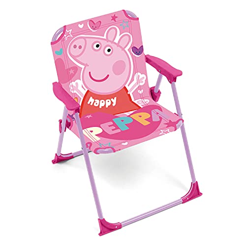 ARDITEX PP14445 Silla Plegable con Brazos de 38x32x53cm de EONE-Peppa Pig