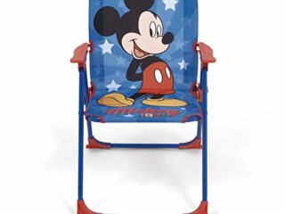 ARDITEX WD13009 Silla Plegable con Brazos de 38x32x53cm de Disney-Mickey