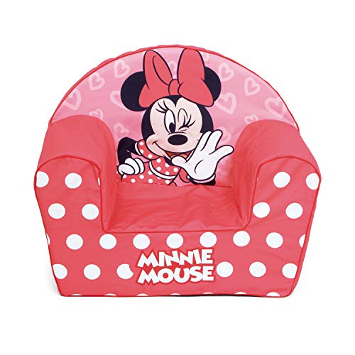 ARDITEX WD13025 Sofá Desenfundable de Espuma 42x52x32cm de Disney-Minnie