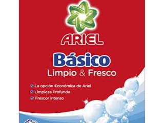 Ariel Detergente en Polvo para Lavadora, Básico, 60 Lavados