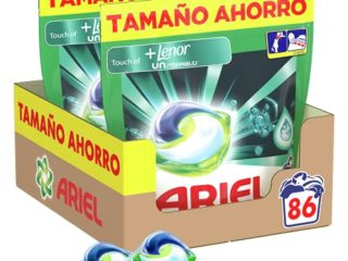 Ariel Pods Detergente Lavadora Cápsulas, 86 Lavados (2 x 43) con Lenor UNstoppables