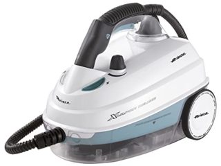 Ariete 4146 Limpiadora de Vapor, 5 Bars de Presión, Potencia 1500 W, Autonomía 55 min., color blanco y detalles en azul