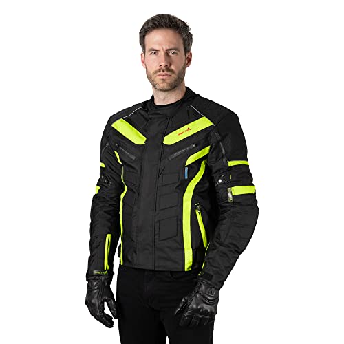 ARISTA CHAQUETA DE MOTO BLACK VERT CORDURA (Talla XL)