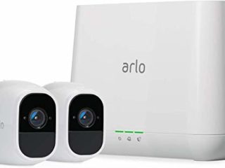 Arlo Pro 2 VMS4230P-100EUS - Sistema de seguridad y vídeo vigilancia de 2 cámaras sin cables 1080p HD (recargable, interior/exterior, visión nocturna, audio bidireccional, visión 130º)