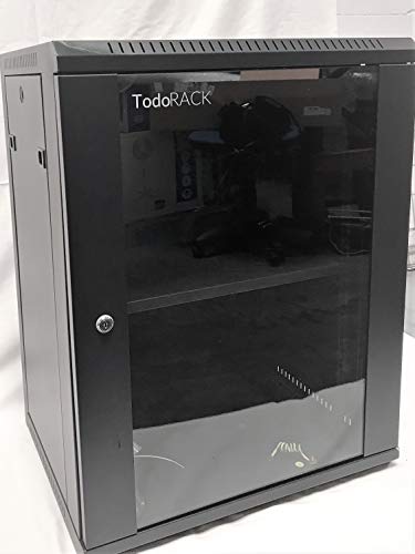 Armario Rack Mural 19" 12U 450x600x636,70mm con Accesorios