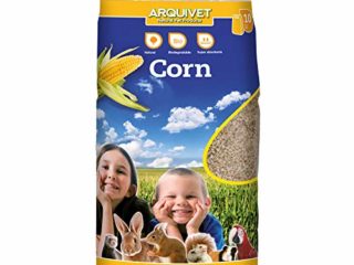 Arquivet Corn - Lecho higiénico de maíz molida para pequeñas Mascotas - Absorbe líquidos y Malos olores - Lecho higiénico para roedores - Conejos, Ardillas, Hamsters, cobayas, Aves - 10 L