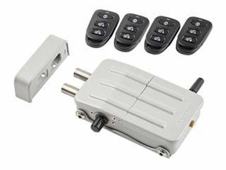 Arregui CI10P Cerradura de Seguridad Invisible para Puerta con 4 mandos, antirrobo, Anti okupas, Plata