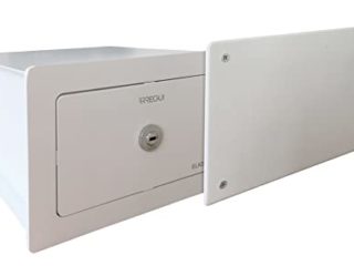 Arregui Elek 22500W-S0 Tras Tapa de Registro eléctrico, empotrable en Pared, Seguridad camuflada, Caja fuerta Invisible, 15x22x21 cm, 3 L, Blanco, 15 x 22 x 21 cm