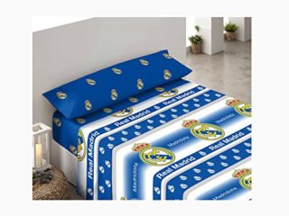 Asditex Juego de sábanas Real Madrid Cama 105 cm.