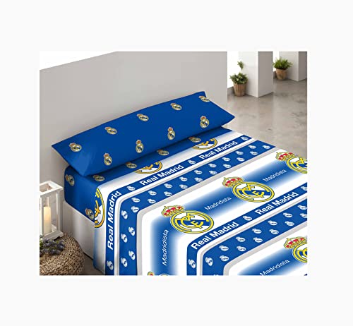 Asditex Juego de sábanas Real Madrid Cama 105 cm.
