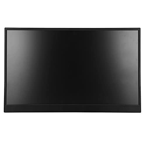ASHATA Monitor Portátil, Pantalla de Computadora HD de 17.3 Pulgadas con Mini HDMI Tipo C Micro USB, Pantalla de Visualización de Juegos 1600 X 900 para PC PS Xbox OS X‑Mini Raspberry Pi