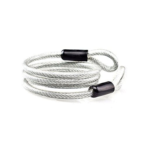 Aspen TSA Candado Combinacion Seguridad Maleta Equipaje Taquilla Candados Viaje Taquilla Lock eeuu con Cable de Bloque (l)