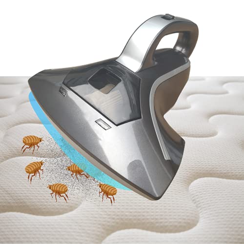 Aspirador de ácaros con luz UV esterilizador Aspiradora de colchones y tapiceria Aspirador de Mano Anti acaro