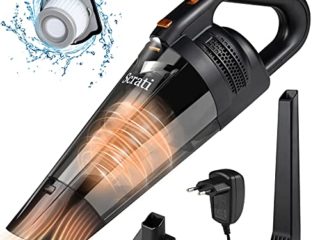 Aspiradora Sin-Cable Potente de Mano Coche - 9000PA 12V 100W Aspirador Coches Mejor Mini Aspirador Automovil Manual Portátil Hand Vacuum Cleaner para Hogar casa sofá Cama