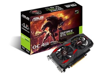ASUS CERBERUS-GTX1050TI-O4G, Tarjeta Gráfica (GeForce GTX 1050 Ti, 4GB, GDDR5, 128 bit, 7680 x 4320 Pixeles, PCI Express 3.0, 1480 MHz), GeForce 9800 GTX+, 1480 MHz