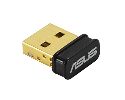 ASUS USB-BT500 - Adaptador USB Bluetooth 5.0 con diseño Ultra Compacto (Compatible con Bluetooth 2.1/3.x/4.x)