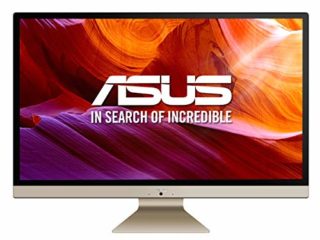 ASUS Vivo AiO V272UAK-BA053D - Sobremesa todo en uno de 27" FullHD (Intel Core i5-8550U, 16 GB RAM, 512 GB SSD, 1 TB HDD, Intel UHD Graphics 620, Endless OS) Negro y Dorado - Teclado QWERTY español