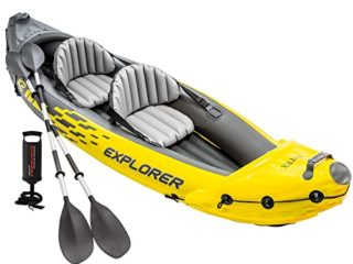 ATAA Kayak Hinchable para Adultos Explorer K2- Kayak Canoa Hinchable para Adultos Explorer K2 Ideal para 2 Personas