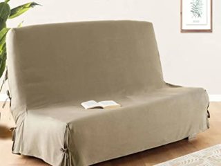 Atmosphera Funda de sofá Cama Clic-clac - 100% algodón - Color Lino