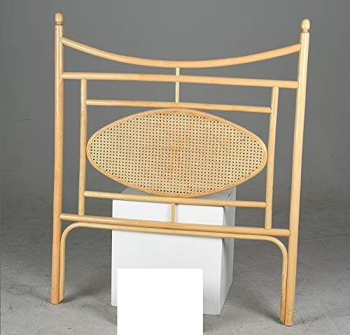 AubryGaspard - Cabecero de cama de mimbre para 1 persona