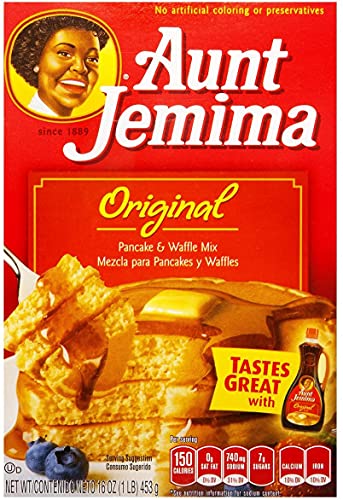 Aunt Jemima Pancake & waffle mix original preparado para panqueques 453g