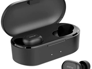 Auriculares Inalámbricos Bluetooth, HOMSCAM Auriculares Bluetooth con Micrófonos Impermeable True Wireless Earbuds Bluetooth 5.0 HiFi Mini Twins Estéreo In-Ear Bluetooth con Caja de Carga Portátil