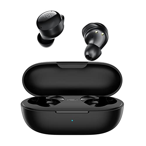 Auriculares inalámbricos QCY T17 Auriculares Bluetooth 5.1 con Micrófono y Control Táctil, Llamada de Reducción de Ruido, 26 Horas, Latencia Ultrabaja, IPX5 Impermeable Auriculares Deportivos In Ear