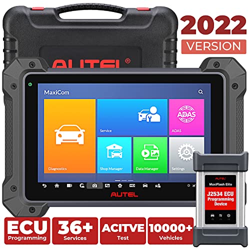 Autel MK 908 P Maxi Profesional Escáner de diagnóstico con Programación de ECU Control bidireccional Inyectores Pruebas Activas y Programación de Llaves