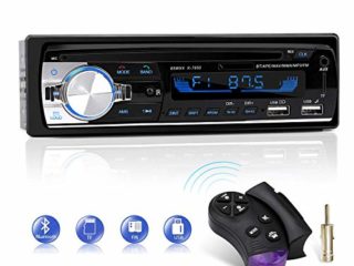 Autoradio Bluetooth, CENXINY FM 4x65W Radio para Coche Llamadas Manos Libres Control Remoto Radio stéreo de Coche con Reproductor de MP3 USB y Bluetooth 5.0(Sin función RDS/CD)