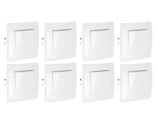 Autuncity Interruptor de Luz de Pared, Interruptor Unipolar Extraíble del Panel Frontal para Uso Doméstico