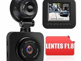 AWESAFE Cámara de Coche Dash CAM 1080P Full HD 170 Ángulo con WDR G-Sensor, Detección de Movimiento, Grabación en Bucle, Monitor de Aparcamiento