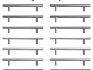 AwmnSrman Tiradores Cocina Tiradores Armarios 15 Piezas Acero 128MM Inoxidable Lnstalación de Agujeros Lnstalación de Agujeros Plata