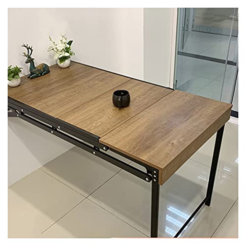 AWSAD Escritorio de Computadora Flotante Mesas de Pared Plegables de Cocina Estante Colgante Telescópico Doméstico Banco de Trabajo Plegable (Color : A, Size : 1220X635X740mm)