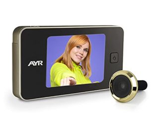 AYR 752 Mirilla Digital de Puerta, Latón, 125 x 68 x 15 mm