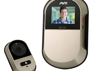 AYR 757 Mirilla Digital WiFi para Puerta, Níquel Mate