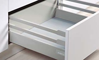 Azero Kit Cajon CACEROLERO BECKIA GUIA EXTRACCION Total 50 KG DE Carga Varilla Cuadrada Gris (199x500mm)