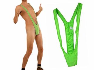 Bañador Mankini, el Original de Borat. Un Divertido bañador de una Pieza para Fiestas y Despedidas de Soltero