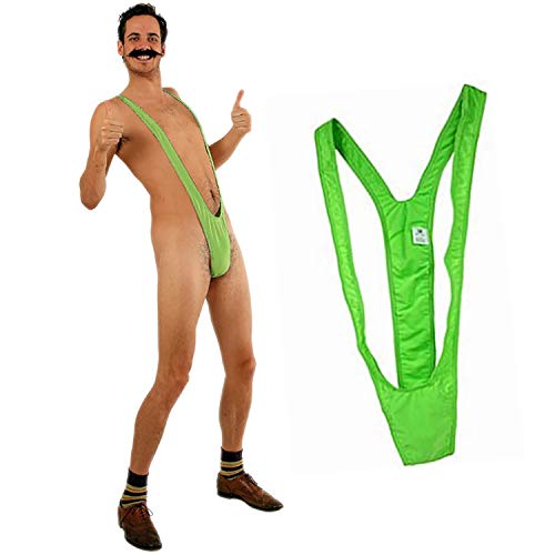 Bañador Mankini, el Original de Borat. Un Divertido bañador de una Pieza para Fiestas y Despedidas de Soltero