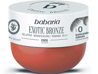 Babaria - Gelatina bronceadora de coco SFP0 - Activador del bronceado - 200 ml